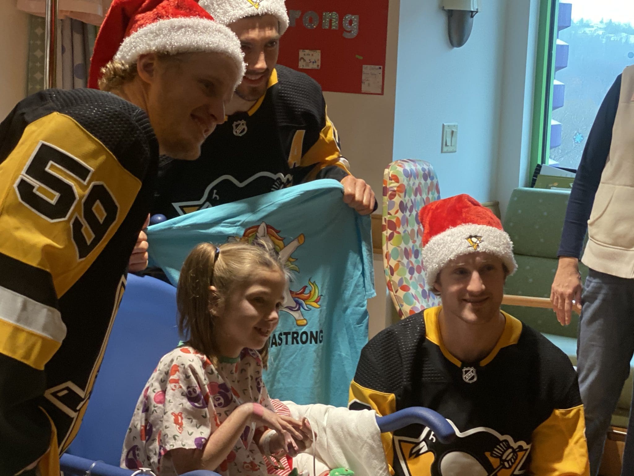 Justin Schultz visits children at a - Pittsburgh Penguins