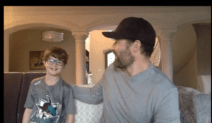 Pittsburgh Penguins winger Patrick Marleau on NHL video chat with son
