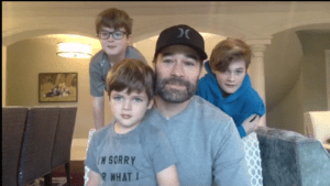 Pittsburgh Penguins Patrick Marleau and sons on NHL video call with Auston Matthews and Mitchell Marner