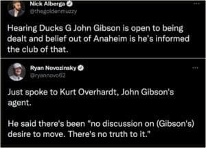 NHL trade rumors, John Gibson