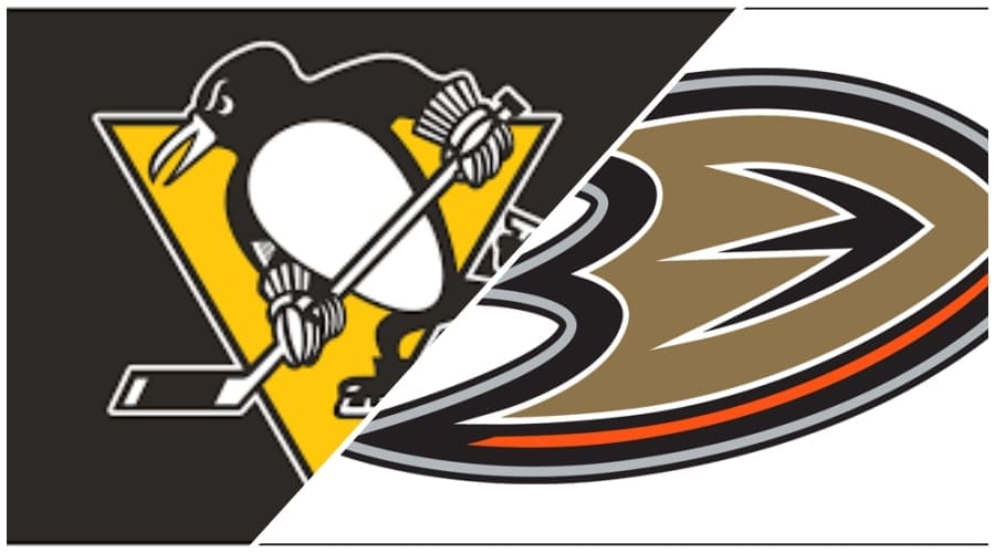 Anaheim Ducks-Pitts. Penguins: com os mesmos pontos na tabela da